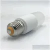 LED電球Brelong 9W LED BB BrightE27 / E14ベース温かい白い円筒形220V