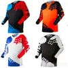 2023 Мужские футболки Fox, продажа велосипедного костюма для горного велосипеда, внедорожный мотоцикл, снижающий скорость, дышащая и быстросохнущая верхняя партия с длинными рукавами