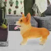 ガーデンデコレーション樹脂子犬飾りChrismas Gifts Dog Modeling Statue Crafts ChristmasGofts Outdoor for Patio fugurine