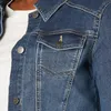 Womens Casual Denim Jacket Western Basic Lapel Button Up Long Sleeve Trucker Jean Biker Coat Tops 240226