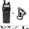 Walkie Talkie Uv-5R Baofeng Long Range Enlarge 3800Mah 8W Dual Puv 5R Ham Radio Uv5Ra Two Way For Hunting Drop Delivery Dhs3M