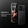 Coque de téléphone en cuir et métal, en alliage d'aluminium, pour iPhone 14, 13, 15 Pro Max, avec aimant, Charge sans fil