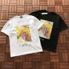 2024 neue Stil Kleidung Männer Designer Grafik Hipster Vintage Baumwollstoff Sommer Streetwear Tops Mode Druck Buchstaben lässig Streetwear Hip Hop Mode