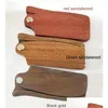 Hair Brushes Professional Beard Comb Greenred Sandalwood Folding Grooming Tools Men Women Wooden Brushes1983252 Drop Delivery Products Otaot