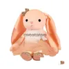 Fyllda plyschdjur 39 cm Söt danskunny Toy Doll för barns födelsedagspresent Girls Soft Rabbit Dolls Kid Toys Drop Delivery G DH7BF 240307