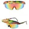 Outdoor-Mode-Sonnenbrille, randlos, siamesische Linse, Sonnenschutz-Sonnenbrille, 2000, Radfahren, Sport, Reiten