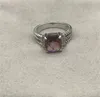 Dy nouvelle bague en or plaqué diamant créateurs de mode bijoux rose bagues à la mode designer pour femmes non ternies bague de mariage en argent plaqué cadeau de Noël zh145 G4