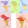 Gun Toys Dessin animé 3D dinosaure pistolet à eau en plein air jouet de plage pour garçons enfants en plastique pistolet Blaster pistolet bébé douche jouets natation GameL2403