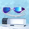 Professionelle Schwimmen Brille Erwachsene Anti-fog UV Schutz Objektiv Männer Frauen Wasserdicht Einstellbare Silikon Schwimmen Gläser Im Pool