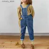 Overalls Kinder Strap Overalls Soor Ploom Marke Baby Mädchen Strampler Neue Frühling Sommer Böden Kleinkind Overalls Jungen Cord Hosen Denni Jean L240307