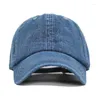 Ball Caps High Quality Denim Baseball Cap Men Women Jeans Casquette Plain Bone Hat Gorras Casual Blank Dad Male Hats