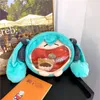 Mochila de venda quente 2023 novo bonito dos desenhos animados de pelúcia ombro único saco crossbody pequena mochila fresca