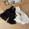 Kadın Çorap Dantel Fırfır Örgü Y2K Estetik Punk Gotik Lolita Kawaii Boot Cuffs Sonbahar Kış için Çoraplar