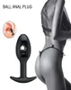 Vibrateur de gode anal intégré Activité en acier Ball Masseur de la prostate G stimulateur de point de point anal vibrateur mâle sexe toysd sh190734151240