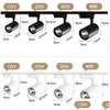 Track Işıkları Bütün Set LED Track Light Cob lambası 12W 20W 30W 40W Ray Aydınlatma Tavan Noktası Işıklar Giyim Mağazası için Armatürler Ana Sayfa 220V DHEV9