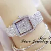 2019 Nowe kobiety Crystal Watch Kobiety Rhinestone zegarki Lady Diamond Stone Dress Watch Bransoletka ze stali nierdzewnej Zegarek CX200723306D