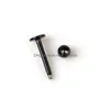 Labret, Gioielli per piercing al labbro Anello per labbra alla moda 16G Acciaio inossidabile nero con perno a sfera Barre per piercing al mento Gioielli per il corpo Drop Delivery Jewelr Dhjk4