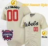 Drew McDaniel Ole Miss Baseball Jersey Justin Bench Tim Elko Kemp Alderman Kevin Graham Calvin Harris Bobby Wahl Maillots Ole Miss Rebels cousus sur mesure