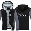 Erkek Hoodies 2024 Mükemmellik Çekim Baskı Kış Hoodie Kalınlaştırılmış Sıcak Ceket Sıradan Moda Fermuarı Polar Uzun Kollu Ceket