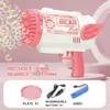 Sand Play Water Fun Supper 80 Holes Bazooka Bubble Gun Electric Bubble Machine Outdoor Wedding Bubble Soap Bubbles For Children Pistola De Burbujas