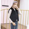 Autumn Winter New Haining Fox Grass Vest Women's Short Leather And Fur Tank Top, Kam Shoulder, Young Fashion Coat 356247