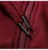 Casual Womens/Mens Sweatshirts Overdimasy Hooded dragklappar Spring Autumn Jackets Red Wine Hoodies JP175 240307