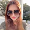 Sonnenbrillen-Designer Family G's neue Tiktok Online-Berühmtheit personalisierte fortschrittliche Sonnenbrille Damen vielseitige Mode GG0225SK 20BF