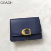 Factory Wholesale Retail Designer Bags New Palm Pattern Cowhide Bandit Zero Wallet Magnetic Buckle Small Card Bag Short Flip