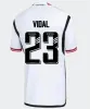 24 25 Jerseys de futebol infantil Colo Colo Vidal Zaldivia Gil Fuentes Costa Home Away 2024 2025 Palacios Pavez Falcon Paredes Camisas de futebol uniforme