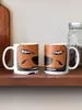 Mugs Miata MX5 30 -årsjubileum Orange Coffee Mugg Tea Cups Mixer Pottery Mate
