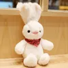 Animaux en peluche, jouets en peluche, mignon lapin écharpe de 38cm, 2024