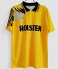 TOTTENHAM BALE GINOLA Retro camisas de futebol 1990 1992 1994 1998 1999 Klinsmann GASCOIGNE ANDERTON Sheringham 92 94 95 06 07 08 09 clássico camisa de futebol vintage