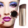 Pincéis de maquiagem 5pcs Foundation Brush Flat-Head Metal Handle Liquid Mini Portable Women Tool