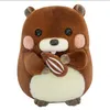 30cm/20cm Groundhog With Pine Nut Plush Animals Bedding Stuffed Dog Plushes Kids Birthday Gift 240307