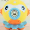 Jeux de nouveauté Jouets de bain pour bébé Octopus Bubble Machine est un générateur de bulles automatique pour enfants avec 3 bouteilles de mélange utilisé pour l'intérieur et l'extérieur Q240307