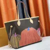 Borsa firmata Eitys Borsa tote Vuttonse da donna Borsa shopping di grande capacità con motivo zucca Borsa in tela Borsa sotto le ascelle Marchio stampato