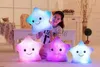 Colorful LED Flash Light five star Doll Animals Toys Size 40cm lighting Children Christmas Gift Stuffed Plush toy 240307