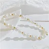 Łańcuch słodkowodnej bransoletki z koralikami dla kobiet dziewczęta drobna biżuteria upuszcza biżuteria bransoletki dhkdl
