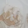 Fransız iç çamaşırı seksi kadın iç çamaşırı seti push up sütyen dantel şeffaf külot setleri düğün beyaz ince 240305