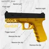 Sand Play Water Fun Black Glock Automatic Shell Ejection Soft Bullet Toy Gun G18 Airsoft Pistol Armas Children CS Shooting Weapons Gun Toy for Boys Q240307