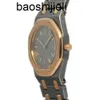 Men Watch AudemsPiguts APs Factory Automatic Movement Top Quality Royal Oak 59102 RARE 18k Rose Gold Quartz Watch 26mm