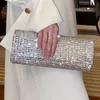 Bolso y bolso de mano con diamantes de imitación para mujer, bolso de noche de fiesta, de lujo, para boda, 240223