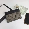 Projektowanie karty Uchwyt mężczyźni Kobiety Zachwyty Czarne jambin mini portfele monety torebki kieszonkowe kieszenie na wnętrzu skórzane mała torba