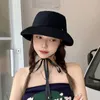 일본 레트로 롤리 모자 여성 여름 순수면 끈 넓은 챙 컬링 쇼 얼굴 작은 야외 선샤다 샤인 모자 240223