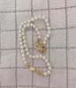 Hoge kwaliteit Rhinestone Satelliet hanger Women Orbit Pearl Chain Necklace Fashion Sieraden voor cadeau Party9392459
