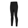 Pantalon actif Pantalon taille haute côtelé ultra doux 25 '' Évacuation de la transpiration Extensible dans 4 directions Legging d'entraînement en apesanteur avec ceinture cachée