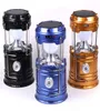 DHL New Style Portable Outdoor lighting LED Camping Lantern Solar Collapsible Light Outdoor lamp Camping Hiking Super Bright Light2617675