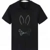 Chemise de lapin psychologique chemise hommes été décontracté t-shirt hommes femmes squelette conception Multi Style hommes t-shirt mode 209