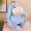 ألعاب Donkey Plushy Sleepless Crity Cartoon A Donkey Doll Soothing Exching Wild Pillow Higds to Children