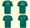 Kinderen Heren T-shirts Aston Martin Amerika Jersey T-shirt AMF1 23 24 25 Officiële Heren Fernando Alonso T-shirt Formule 1 Racing Suit F1 Shirt MOTO Motorcyc Tees 0228H23